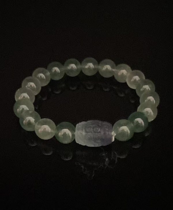 Dark green crystal bracelet