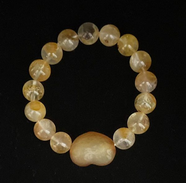 Tea - colored crystal bracelet